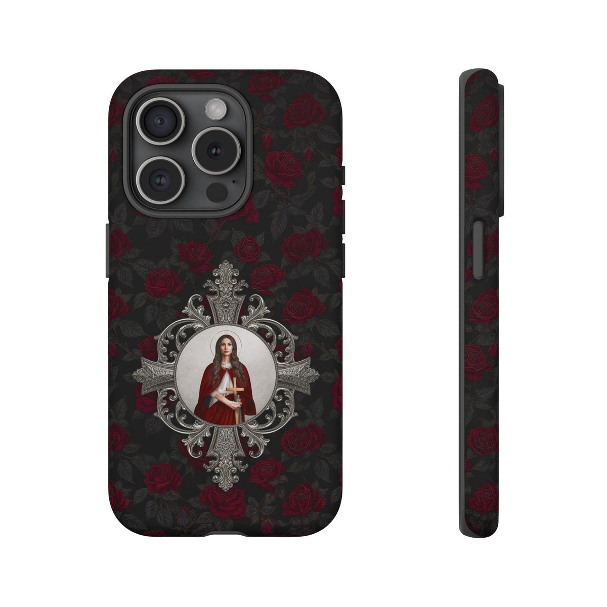 St. Mary Magdalene Hard Phone Case (Roses) Copyright VENXARA