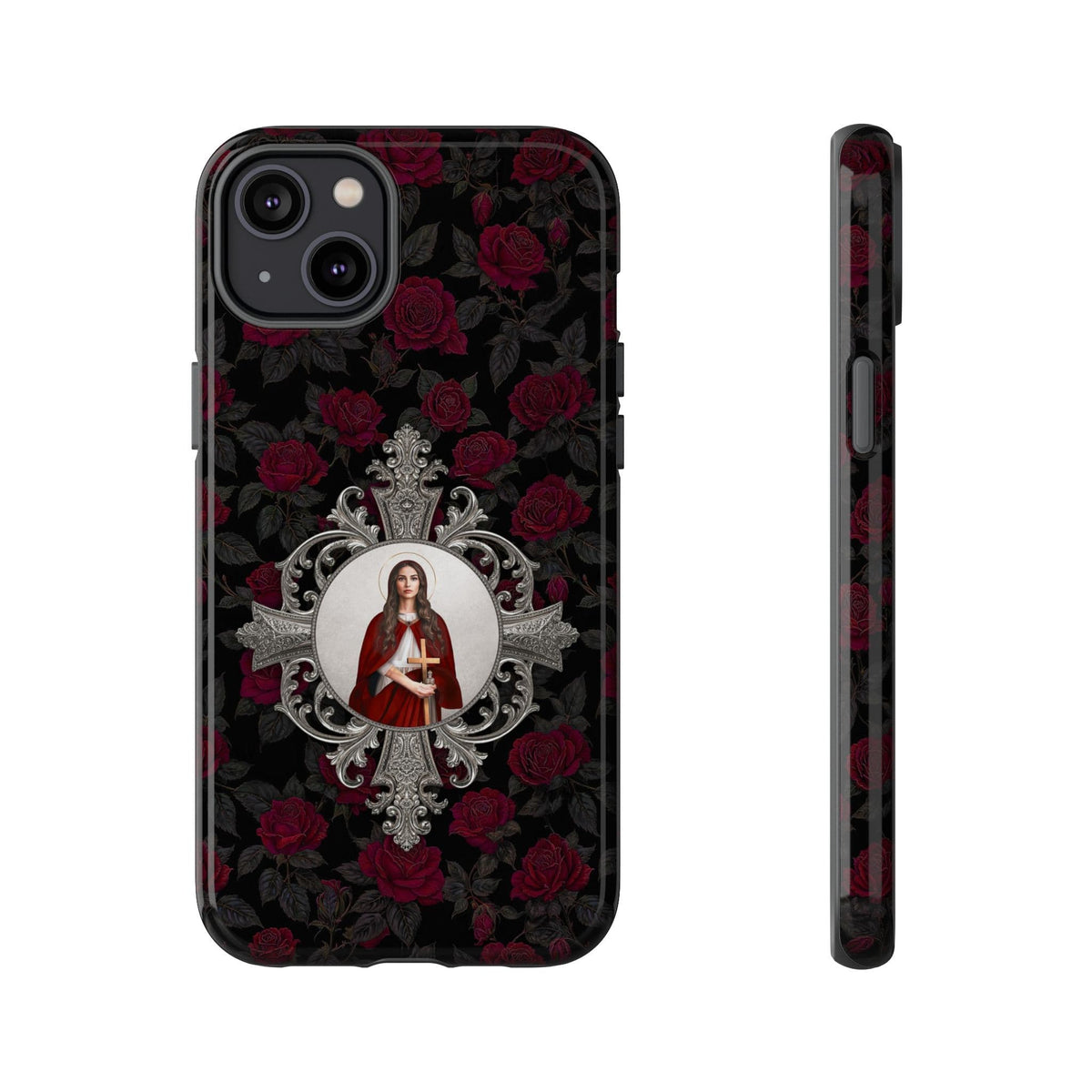 St. Mary Magdalene Hard Phone Case (Roses) Copyright VENXARA