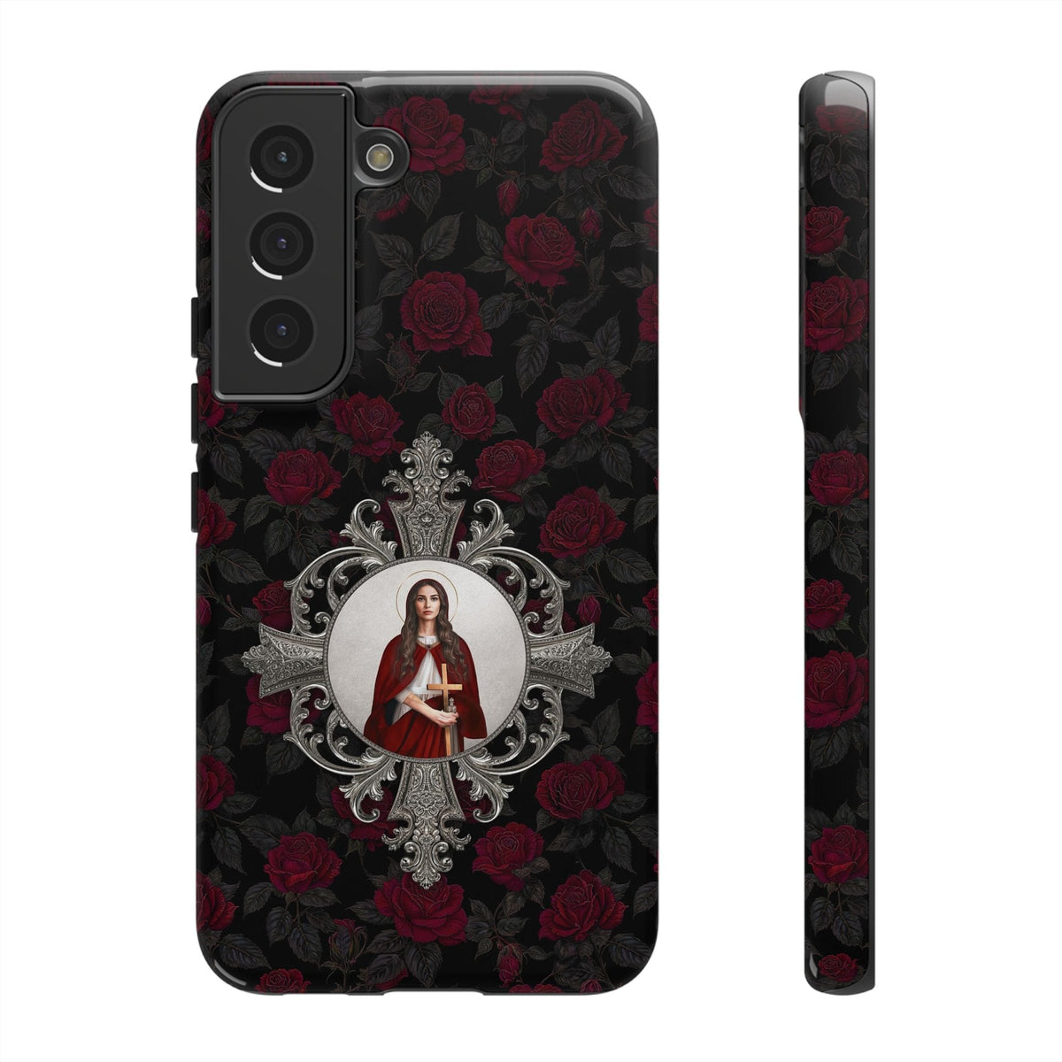 St. Mary Magdalene Hard Phone Case (Roses) Copyright VENXARA