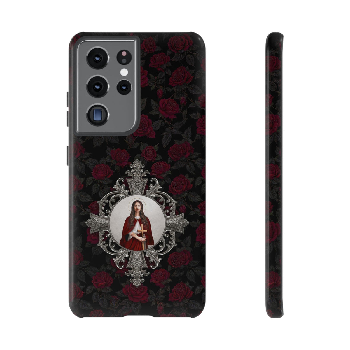 St. Mary Magdalene Hard Phone Case (Roses) Copyright VENXARA