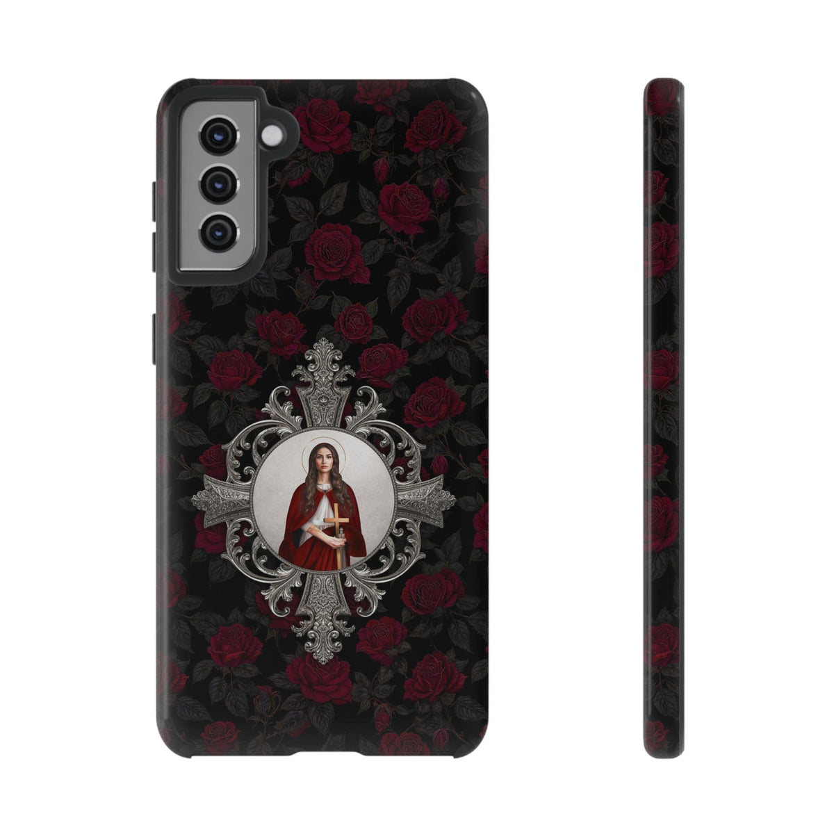 St. Mary Magdalene Hard Phone Case (Roses) Copyright VENXARA