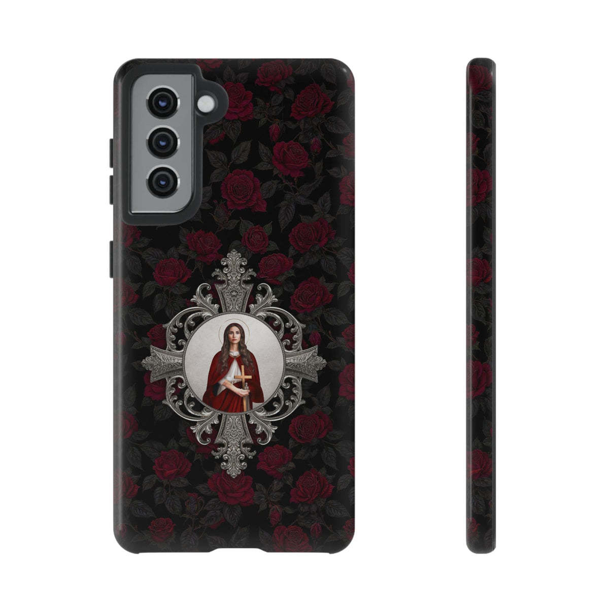 St. Mary Magdalene Hard Phone Case (Roses) Copyright VENXARA