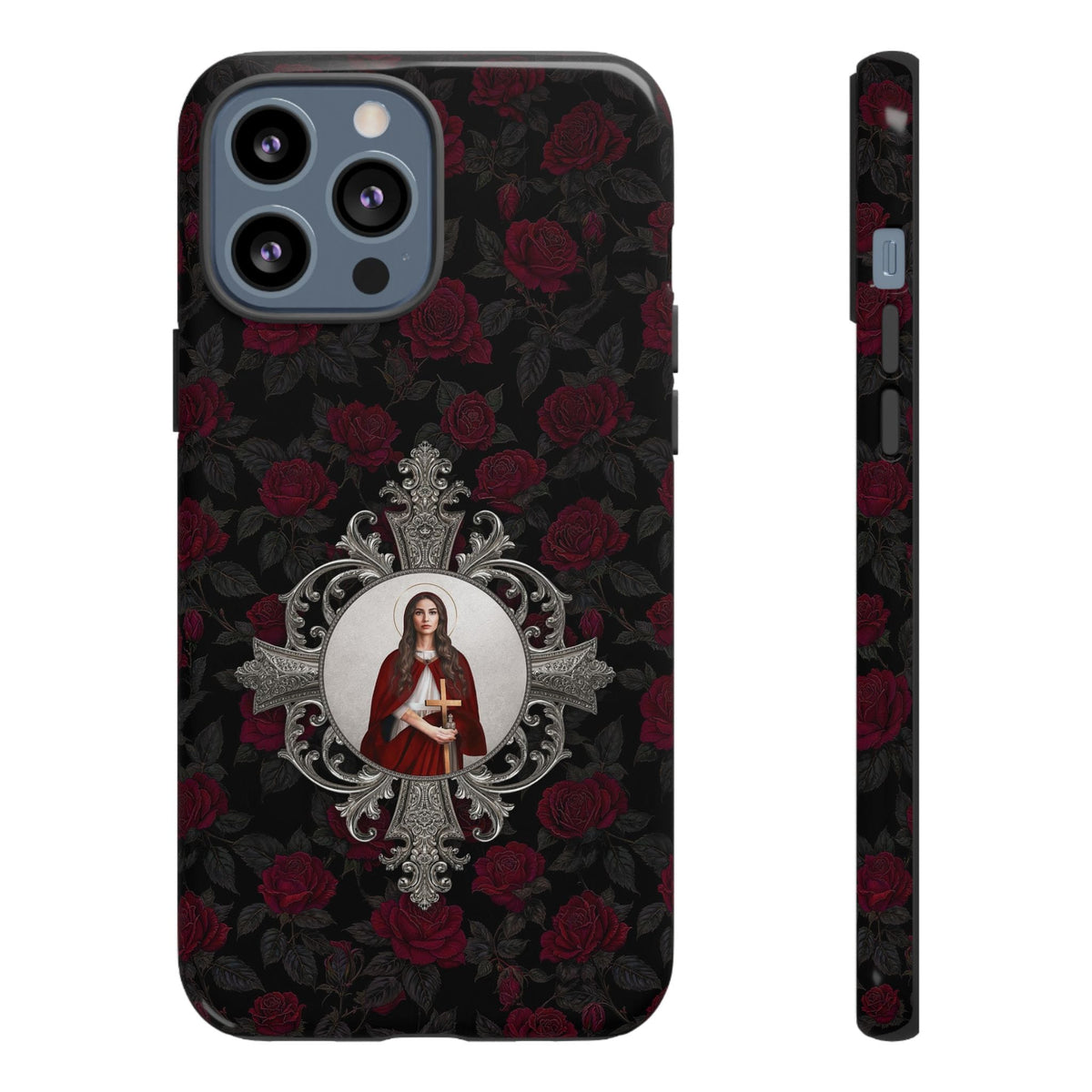 St. Mary Magdalene Hard Phone Case (Roses) Copyright VENXARA