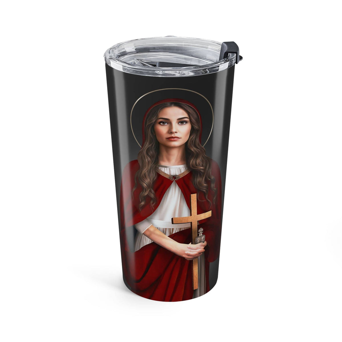 St. Mary Magdalene Lord's Prayer Tumbler (Ash 20 oz) Copyright VENXARA