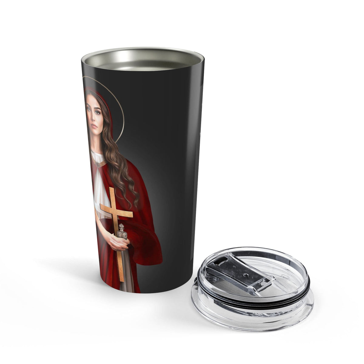 St. Mary Magdalene Lord's Prayer Tumbler (Ash 20 oz) Copyright VENXARA