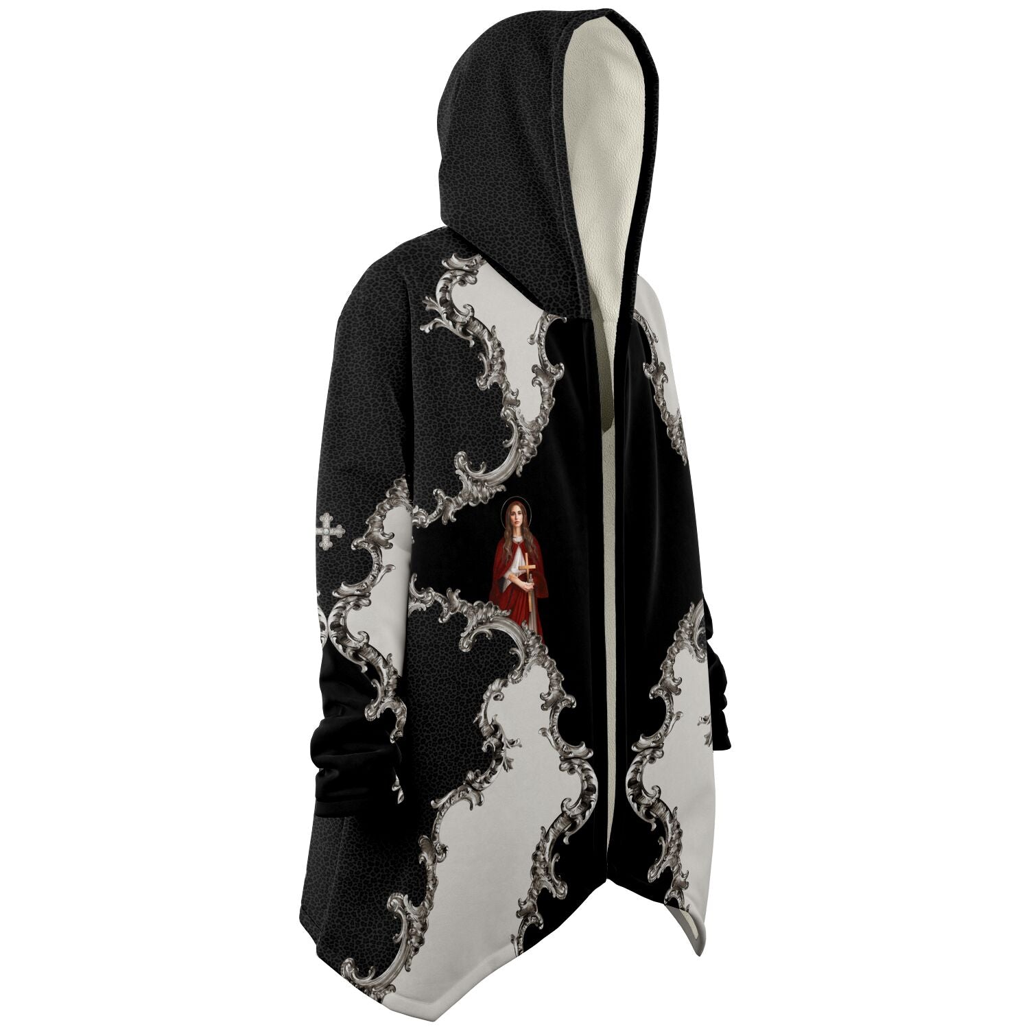 St. Mary Magdalene Microfleece Cloak (Baroque Leopard) - VENXARA®