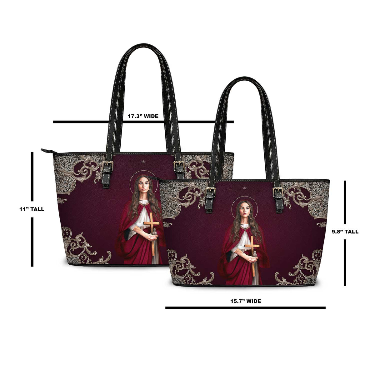 St. Mary Magdalene Tote Bag (Baroque Mahogany) Copyright VENXARA