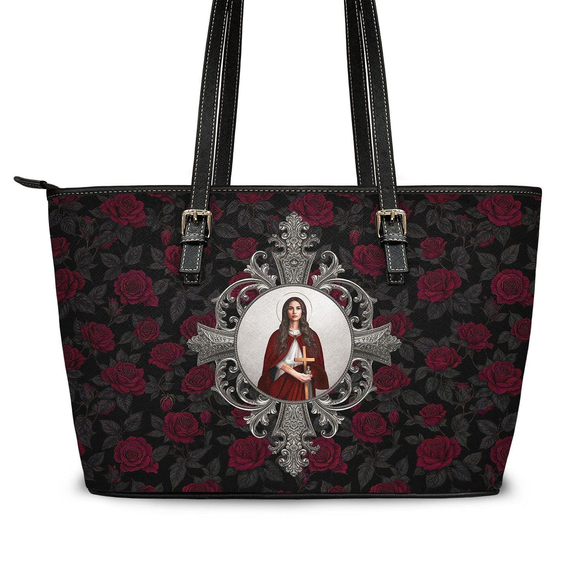 St. Mary Magdalene Tote Bag (Roses) Copyright VENXARA