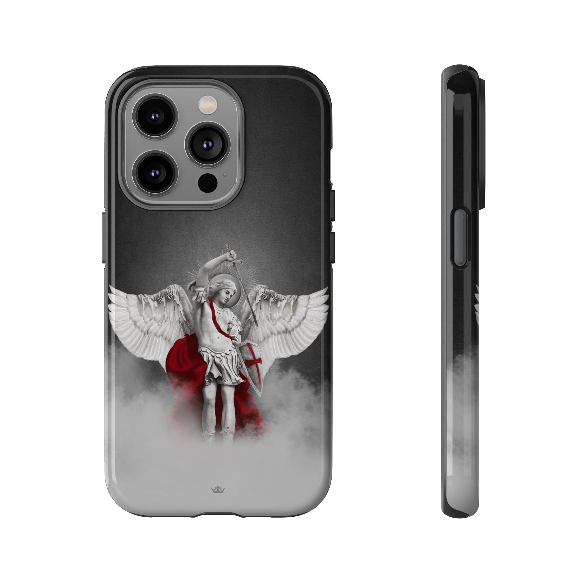 St. Michael the Archangel Hard Phone Case (Dark) - VENXARA®