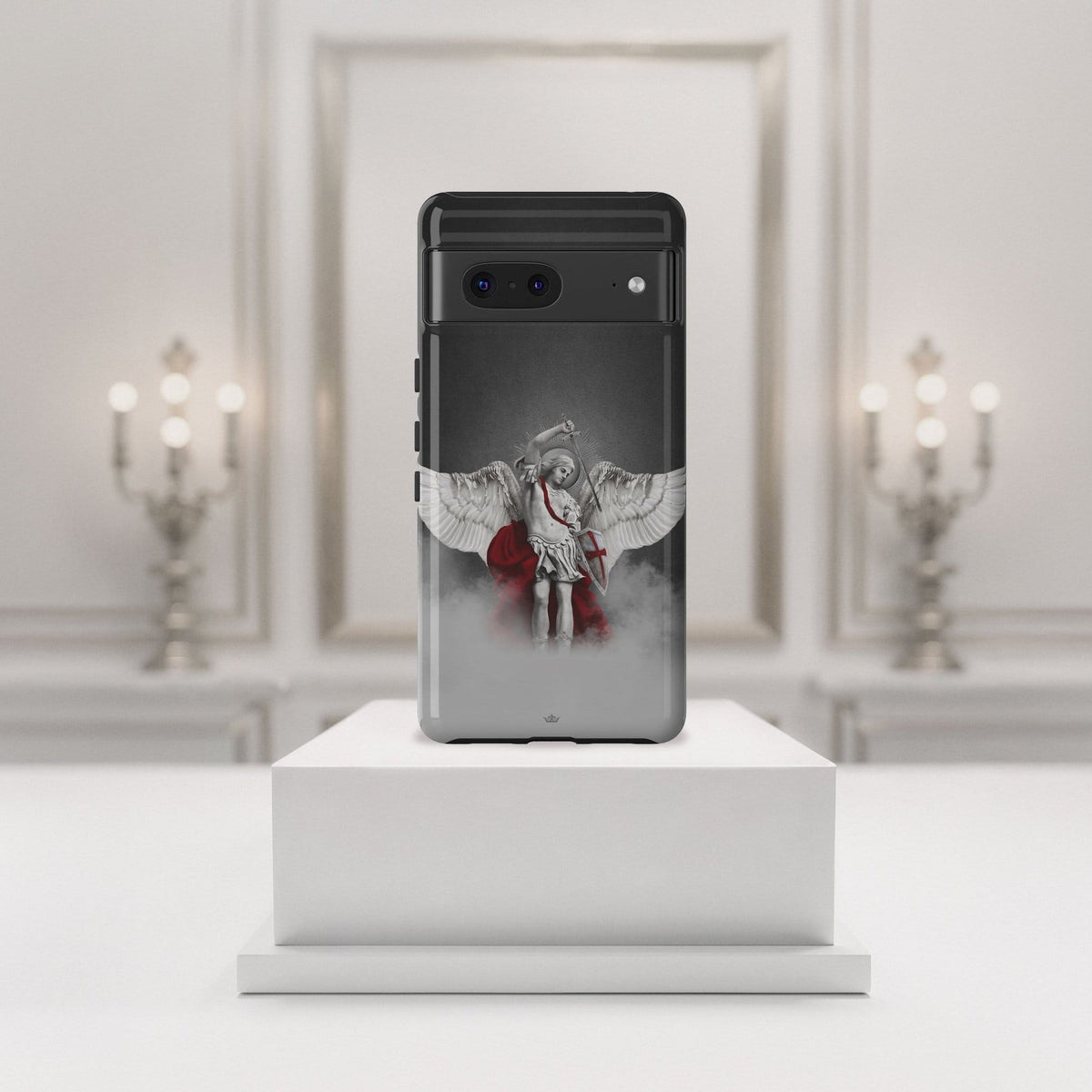 St. Michael the Archangel Hard Phone Case (Dark) Copyright VENXARA