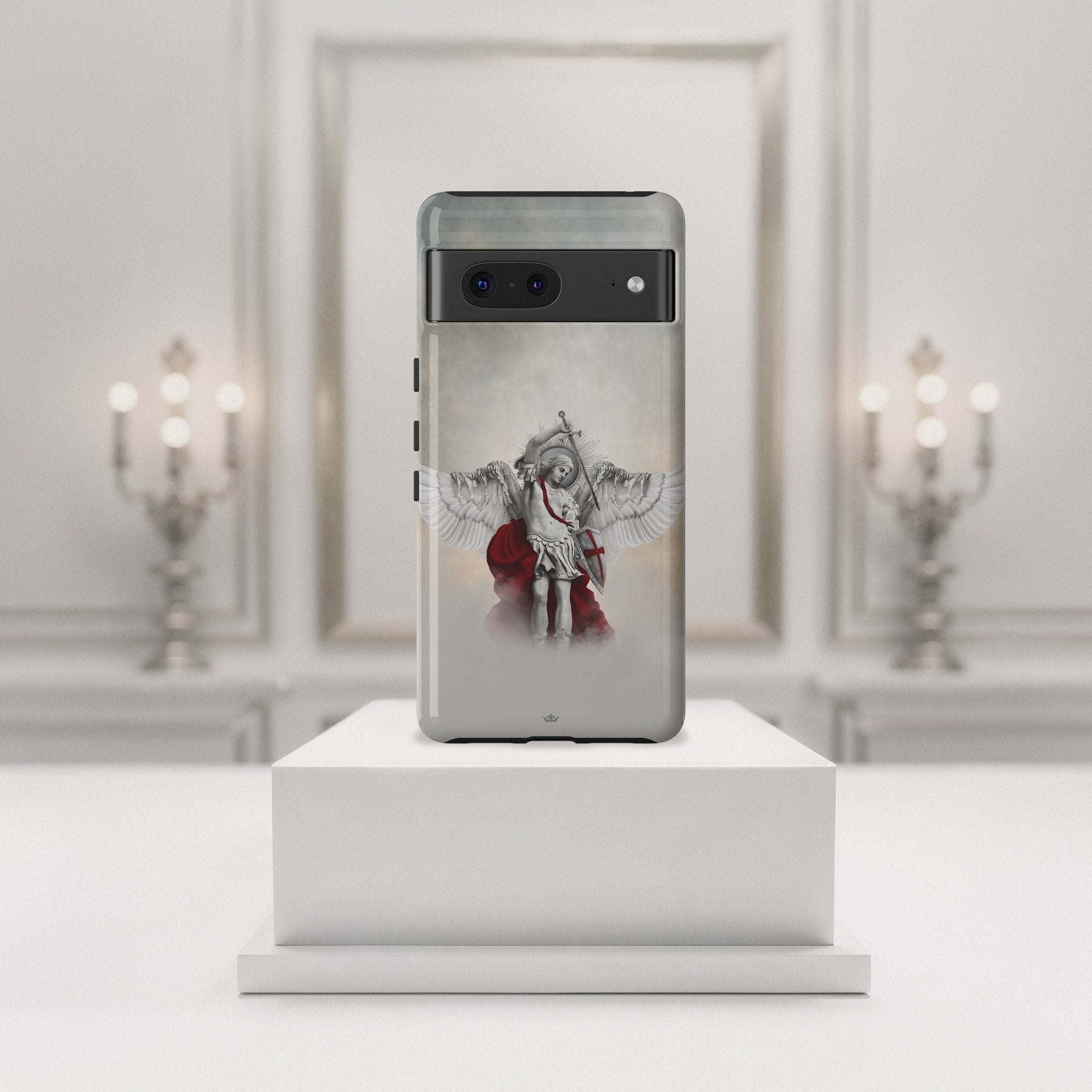 St. Michael the Archangel Hard Phone Case (Light) - VENXARA