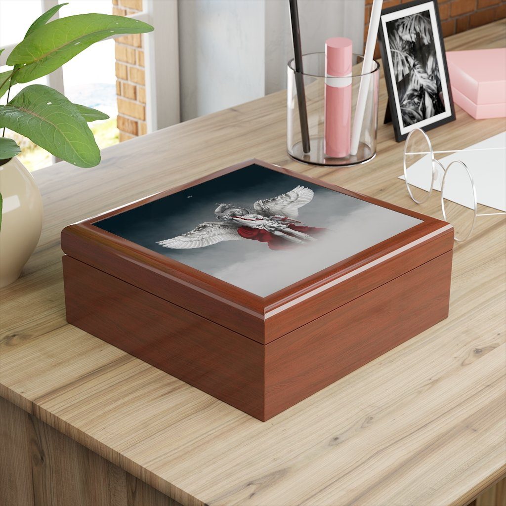 St. Michael the Archangel Keepsake Box (Cloudscape) - VENXARA®