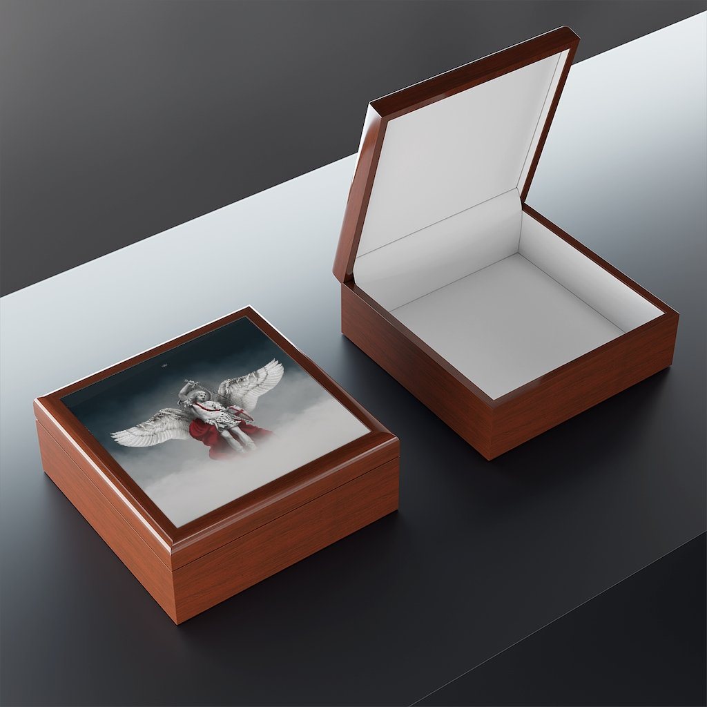 St. Michael the Archangel Keepsake Box (Cloudscape) - VENXARA®