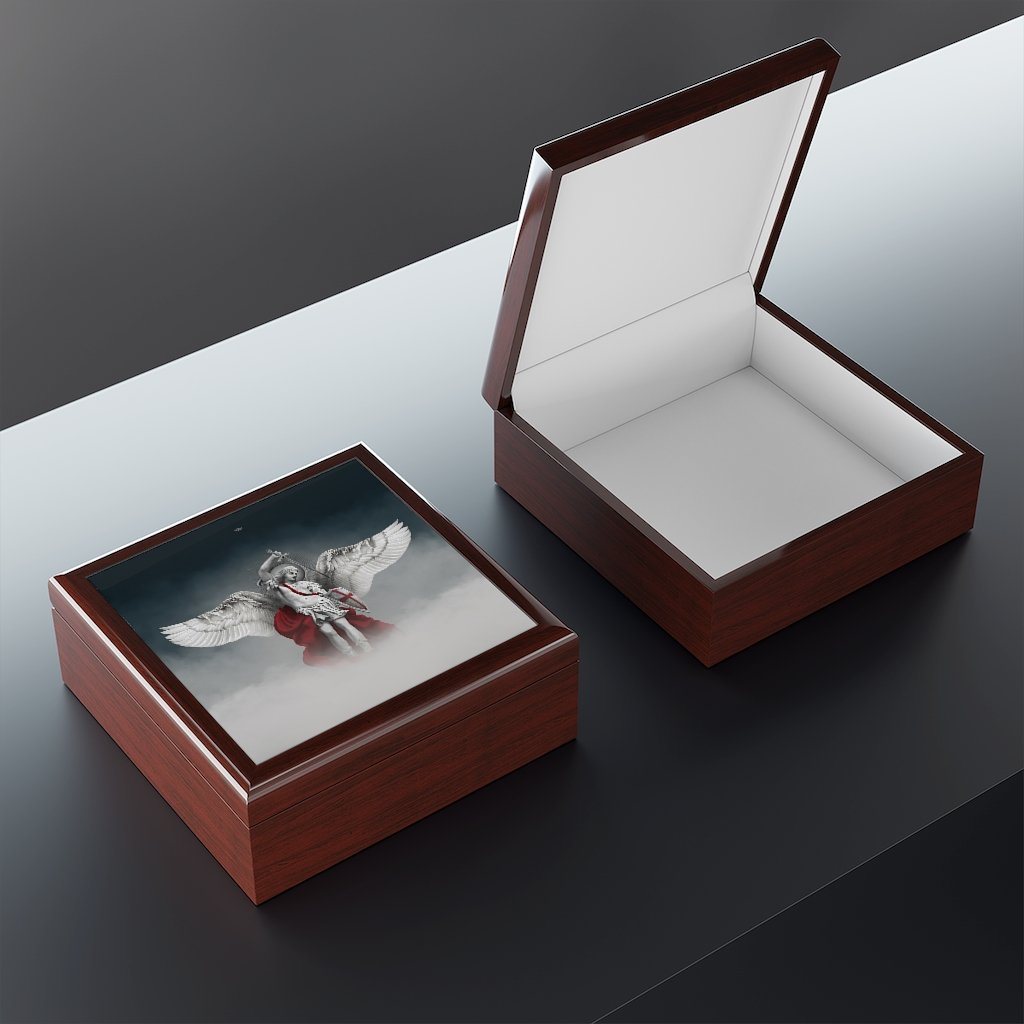 St. Michael the Archangel Keepsake Box (Cloudscape) - VENXARA®