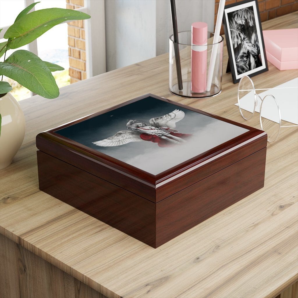 St. Michael the Archangel Keepsake Box (Cloudscape) Copyright VENXARA