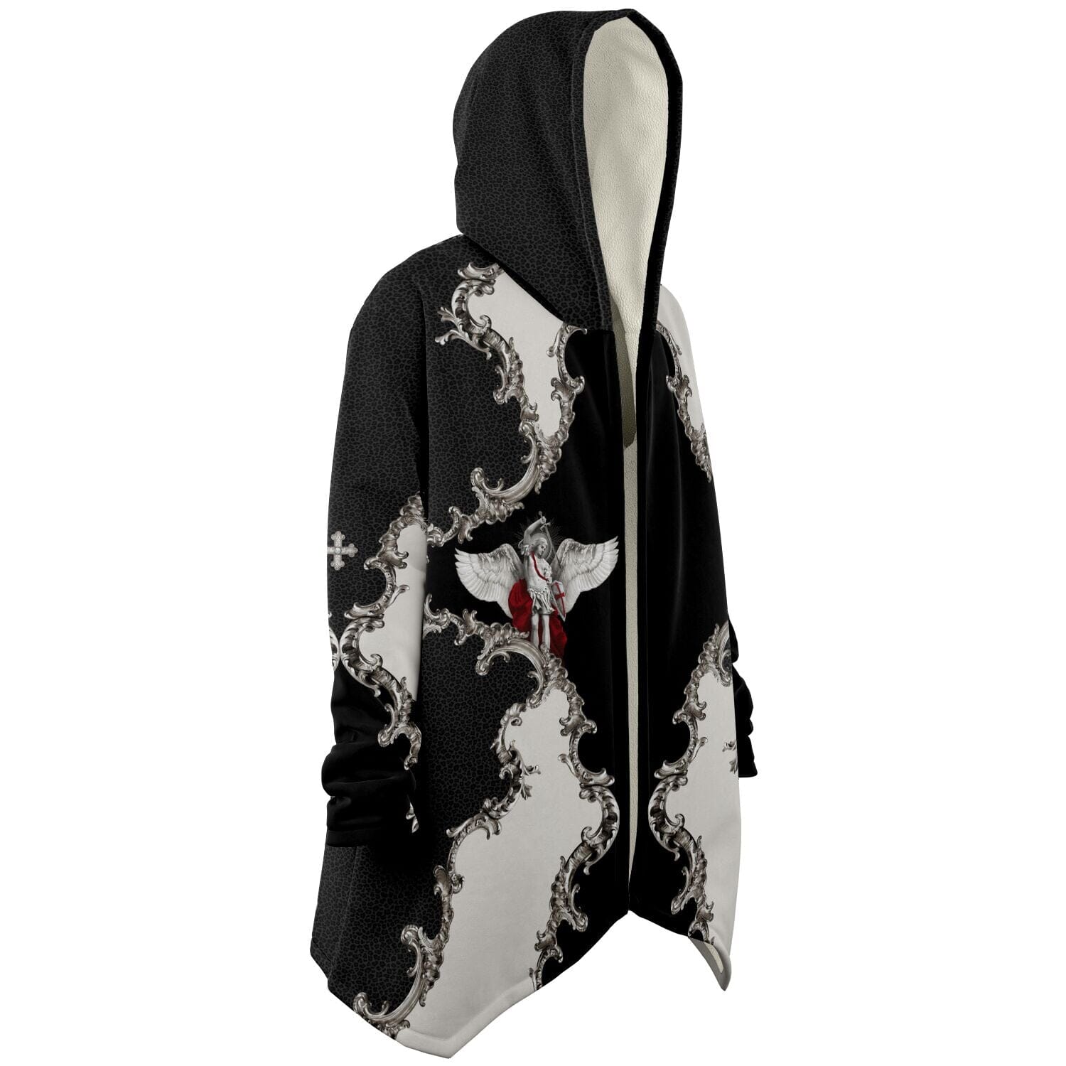 St. Michael the Archangel Microfleece Cloak (Baroque Leopard) - VENXARA®