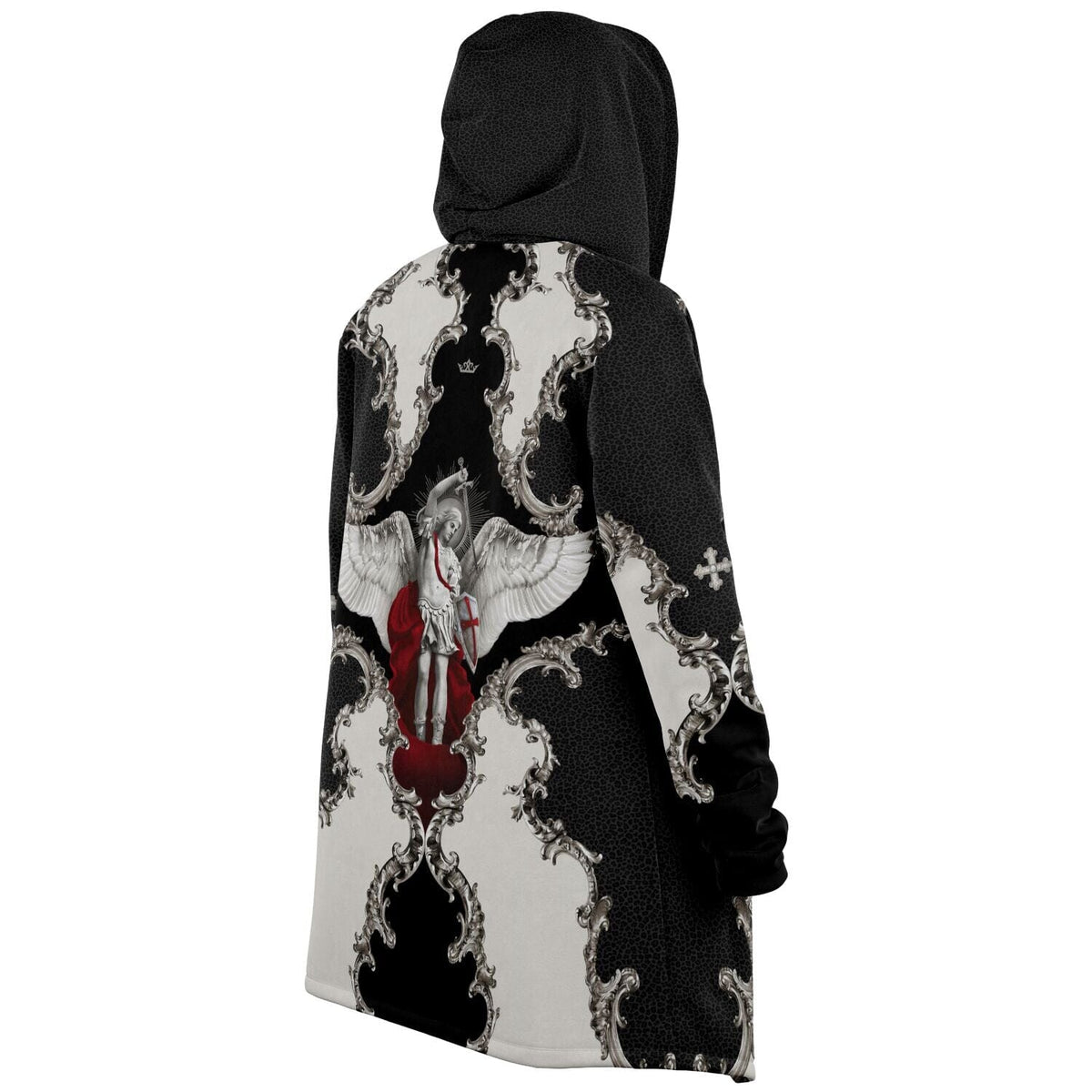 St. Michael the Archangel Microfleece Cloak (Baroque Leopard) Copyright VENXARA