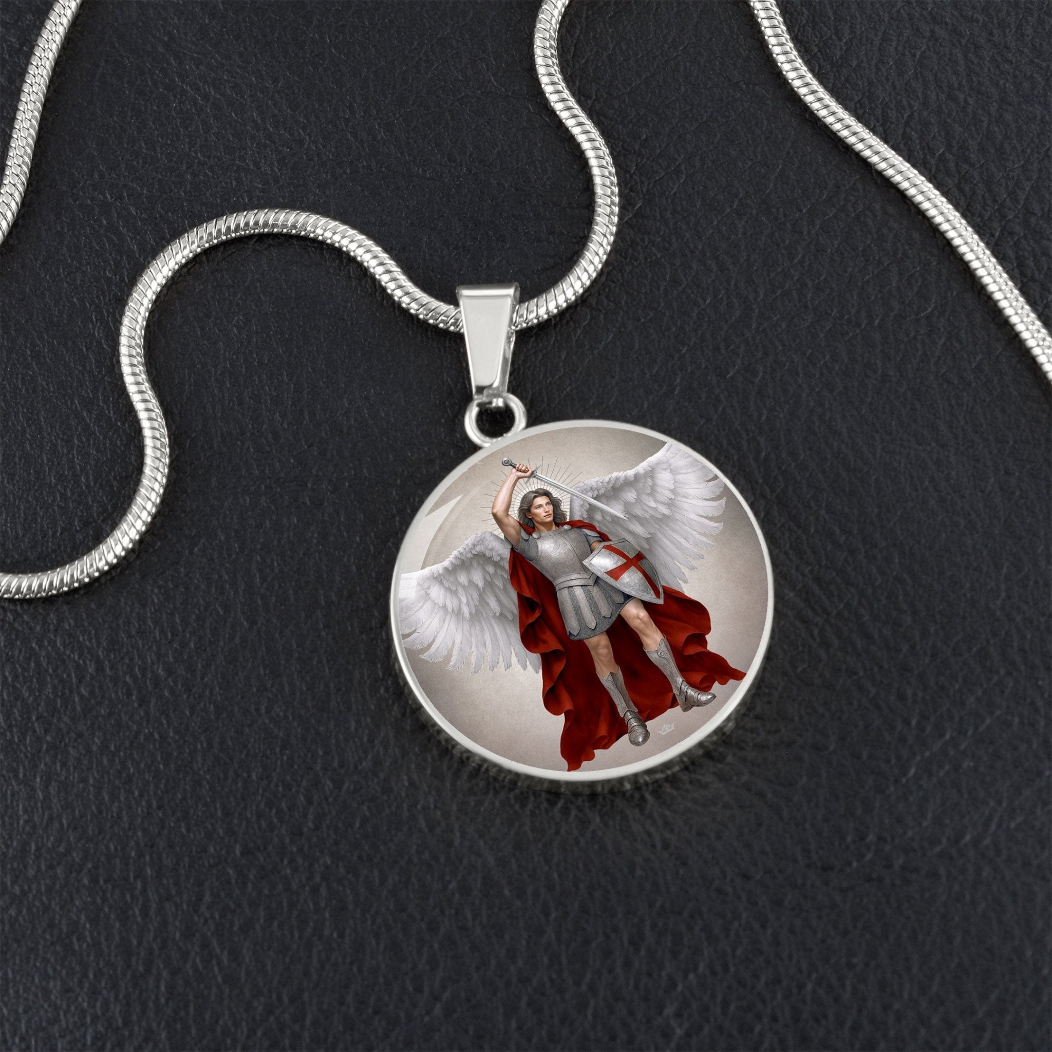 St. Michael the Archangel Pendant Necklace - VENXARA