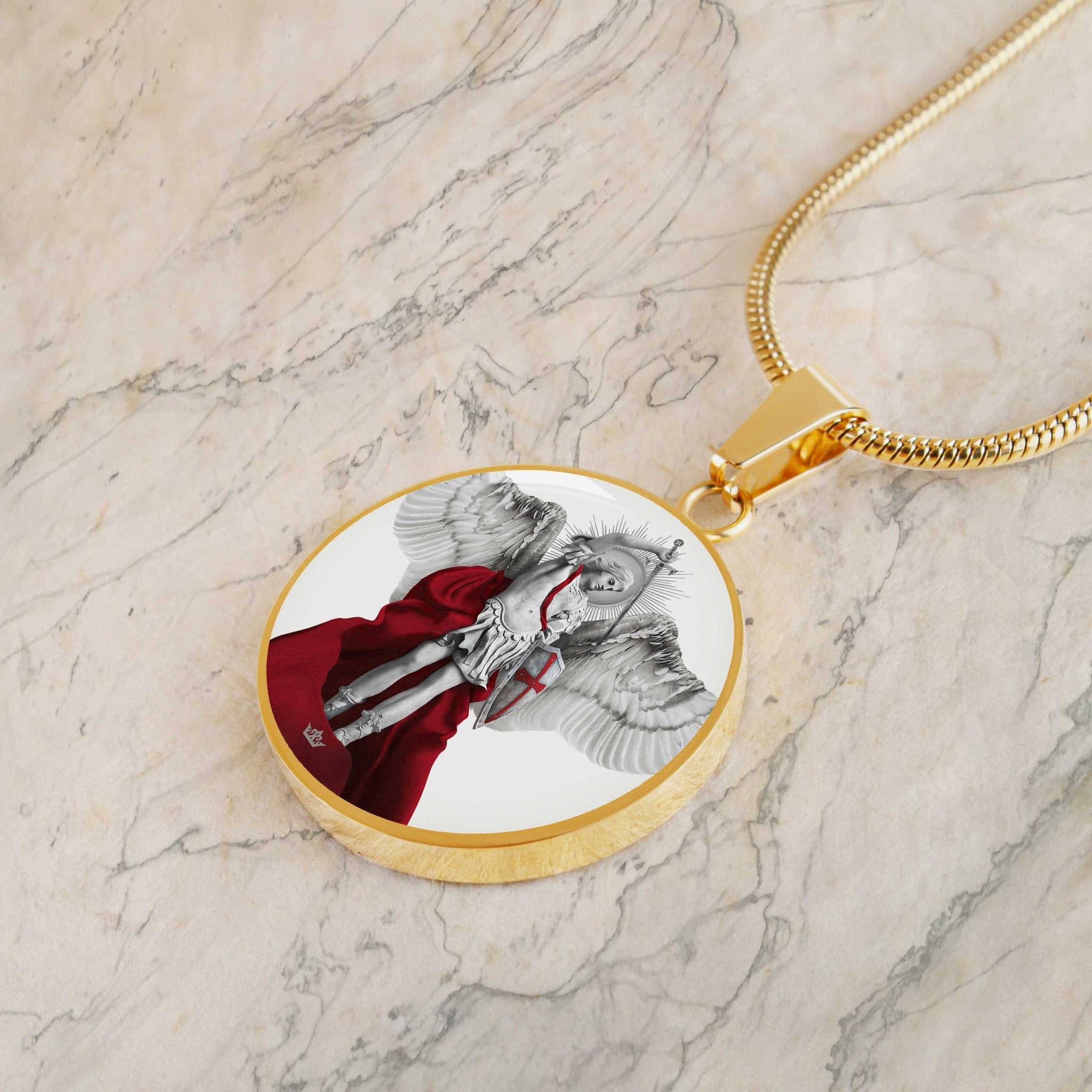 St. Michael the Archangel Pendant Necklace - VENXARA®