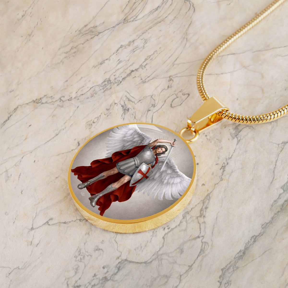 St. Michael the Archangel Pendant Necklace Copyright VENXARA