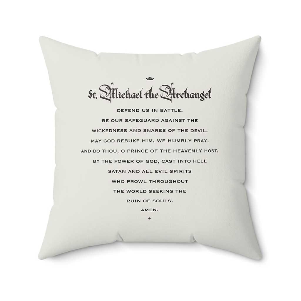 St. Michael the Archangel Pillow - VENXARA®