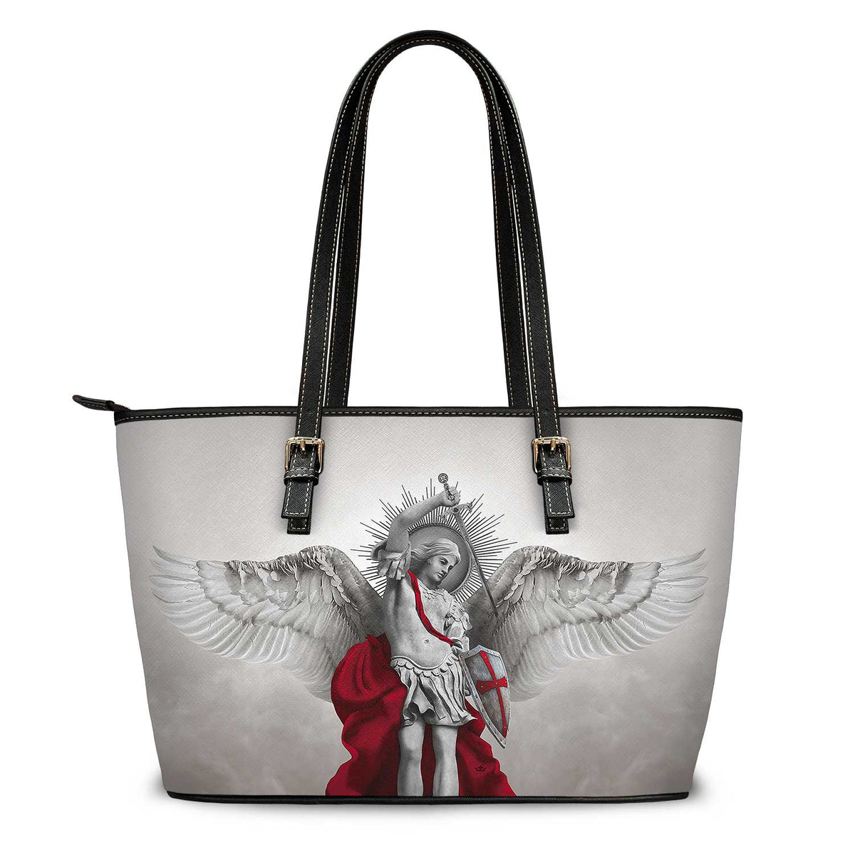 St. Michael the Archangel Tote Bag (Cloud) Copyright VENXARA