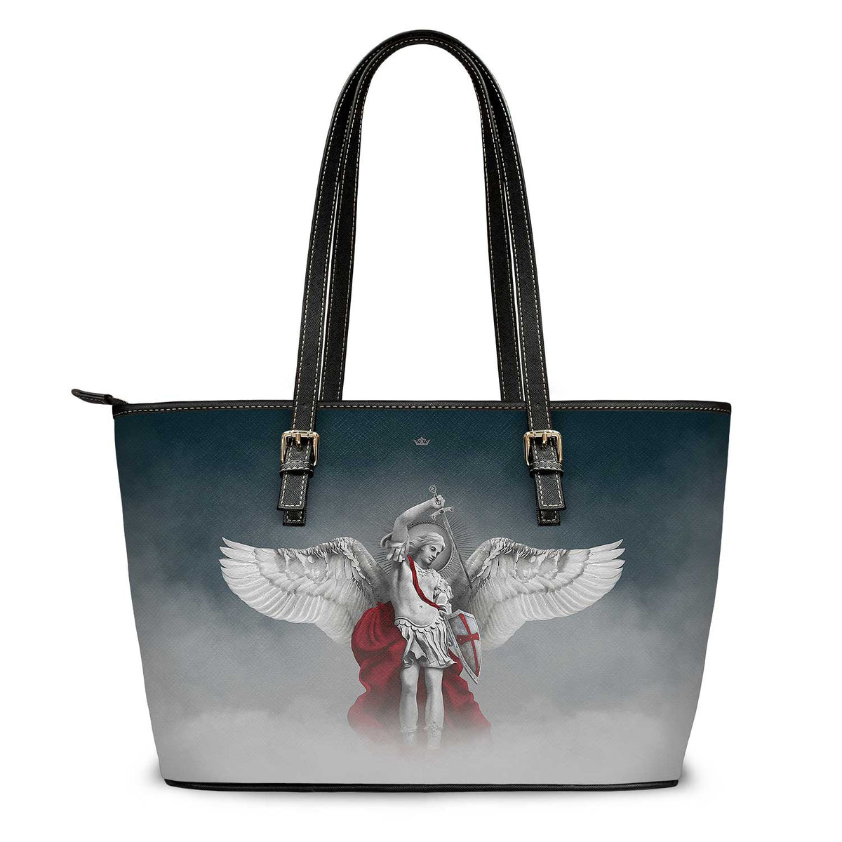 St. Michael the Archangel Tote Bag (Cloudscape) Copyright VENXARA