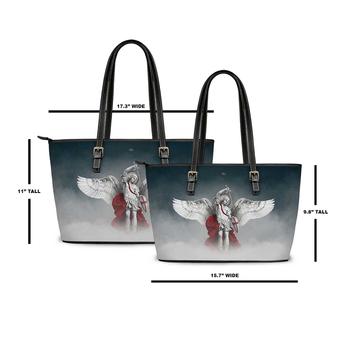 St. Michael the Archangel Tote Bag (Cloudscape) Copyright VENXARA