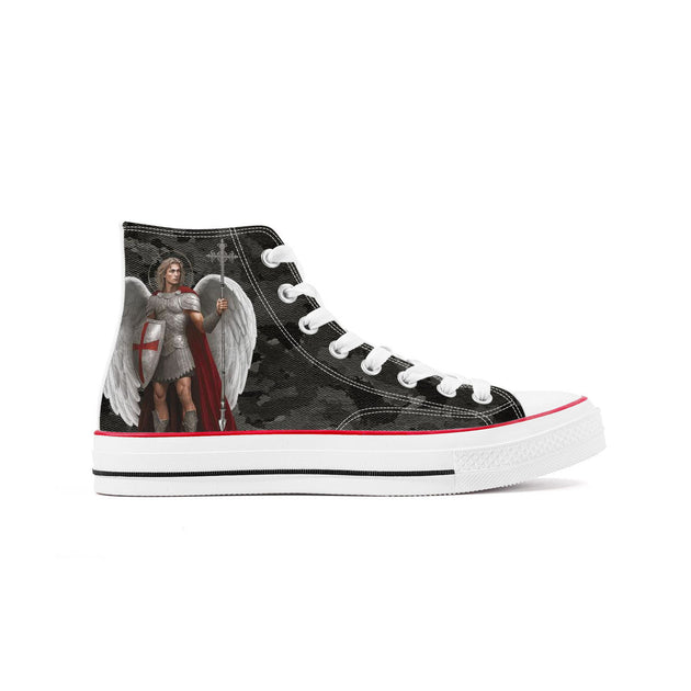 Michael the Archangel Victorious Classic Canvas High Top