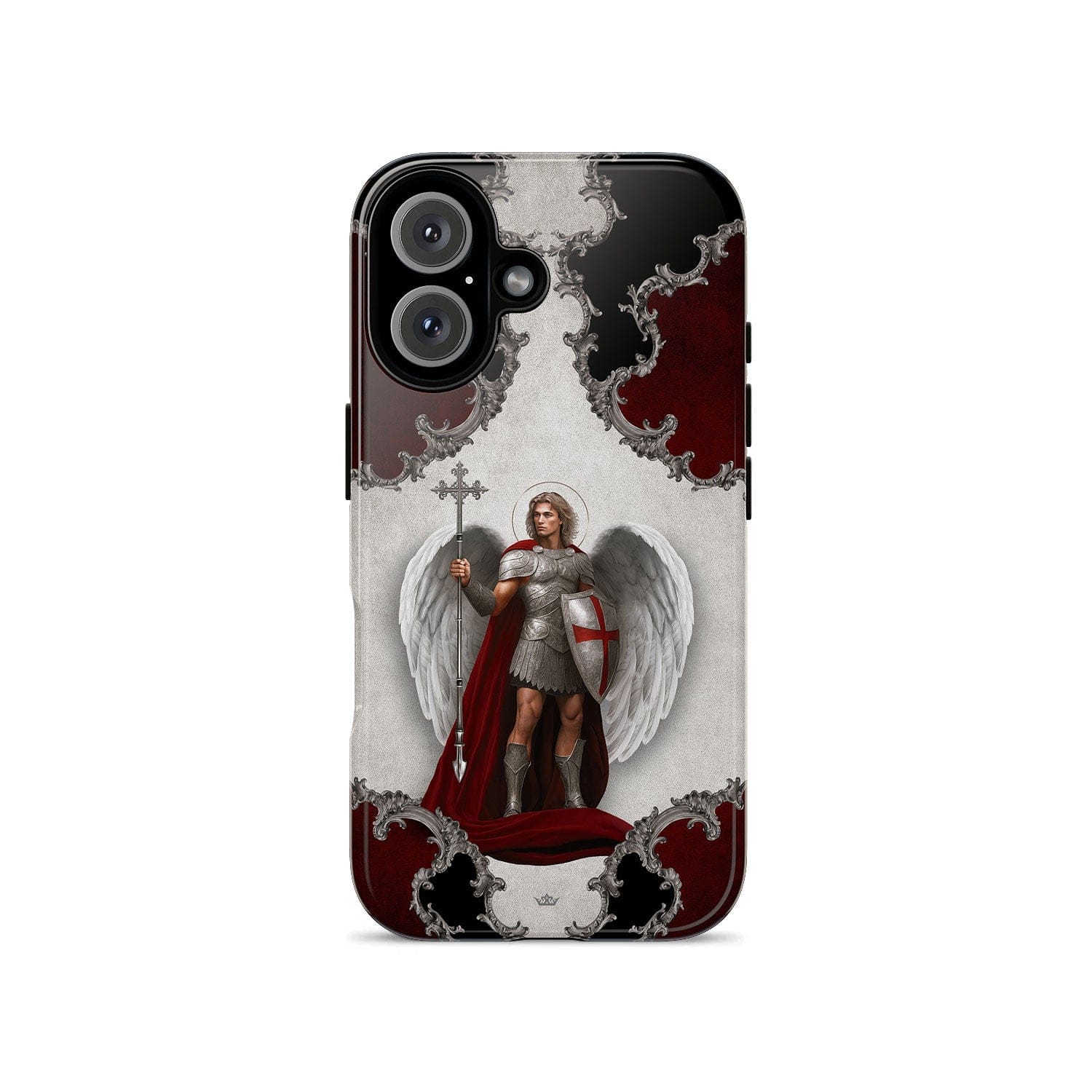 St. Michael the Archangel Victorious Hard Phone Case (Baroque) Copyright VENXARA