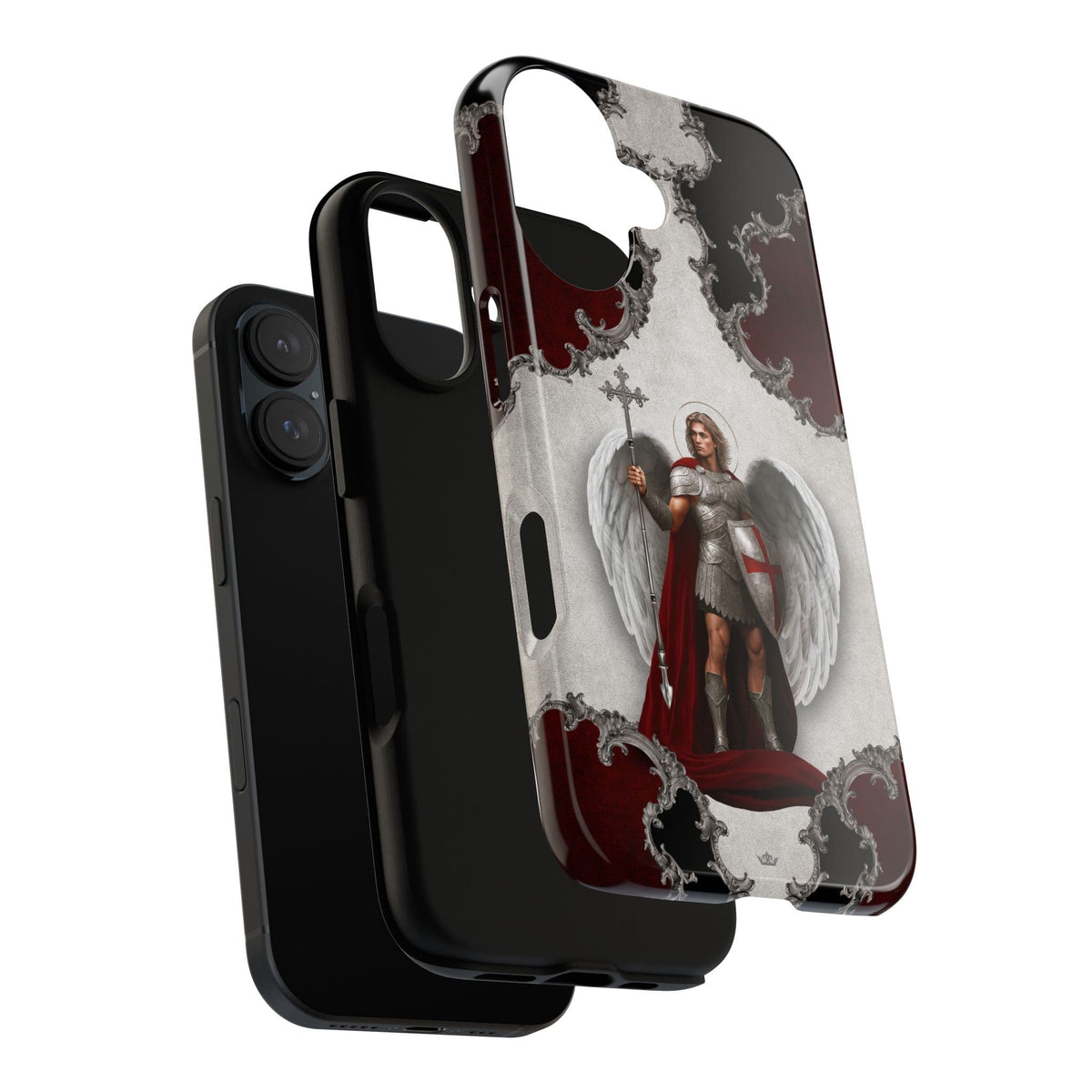 St. Michael the Archangel Victorious Hard Phone Case (Baroque) Copyright VENXARA