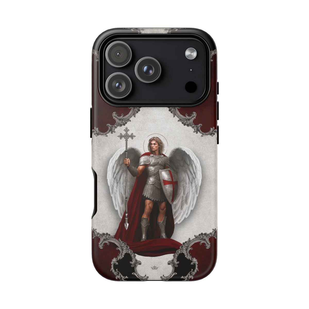 St. Michael the Archangel Victorious Hard Phone Case (Baroque) Copyright VENXARA