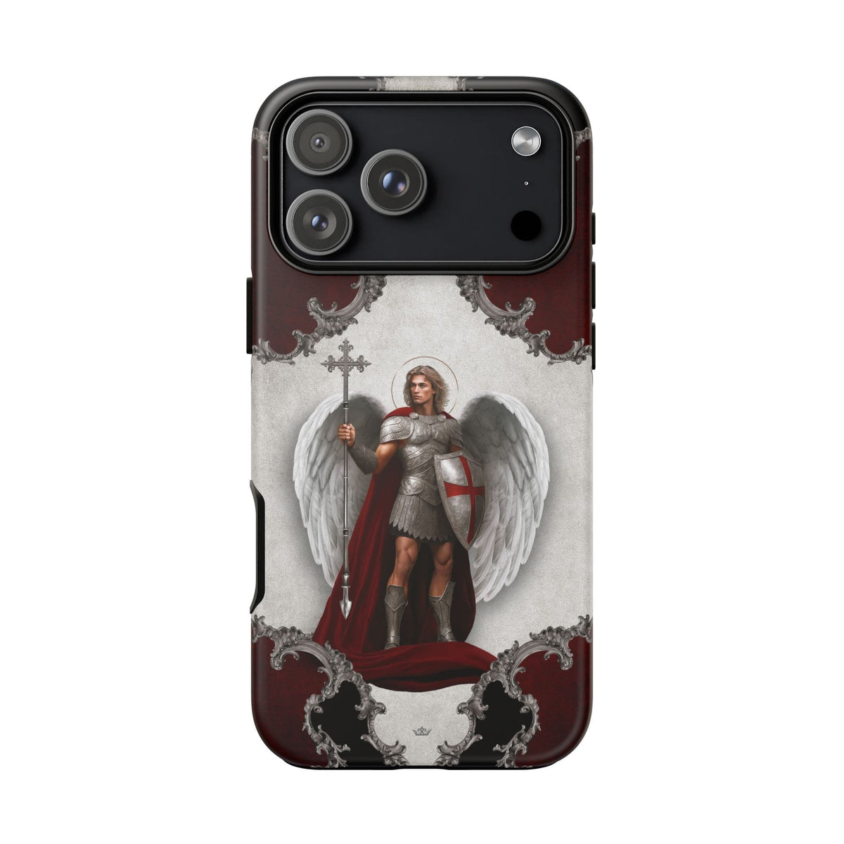 St. Michael the Archangel Victorious Hard Phone Case (Baroque) Copyright VENXARA