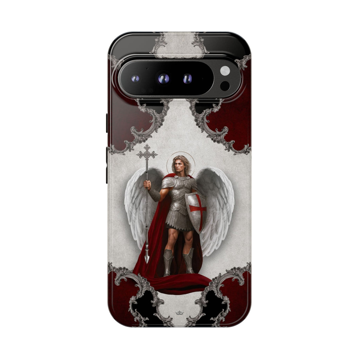 St. Michael the Archangel Victorious Hard Phone Case (Baroque) Copyright VENXARA