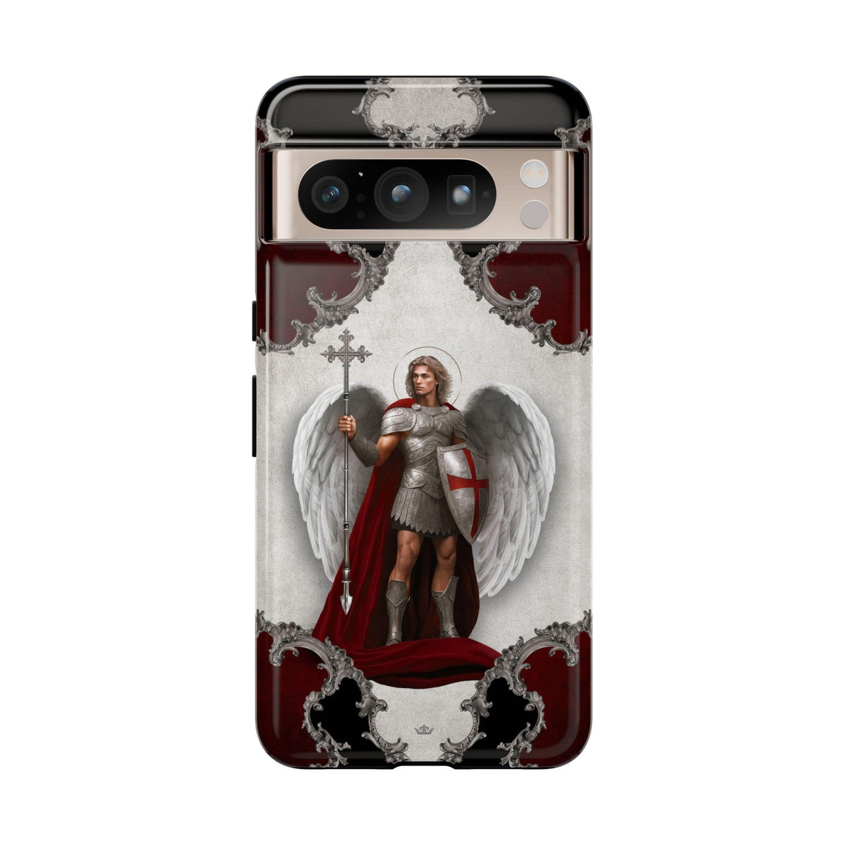 St. Michael the Archangel Victorious Hard Phone Case (Baroque) Copyright VENXARA