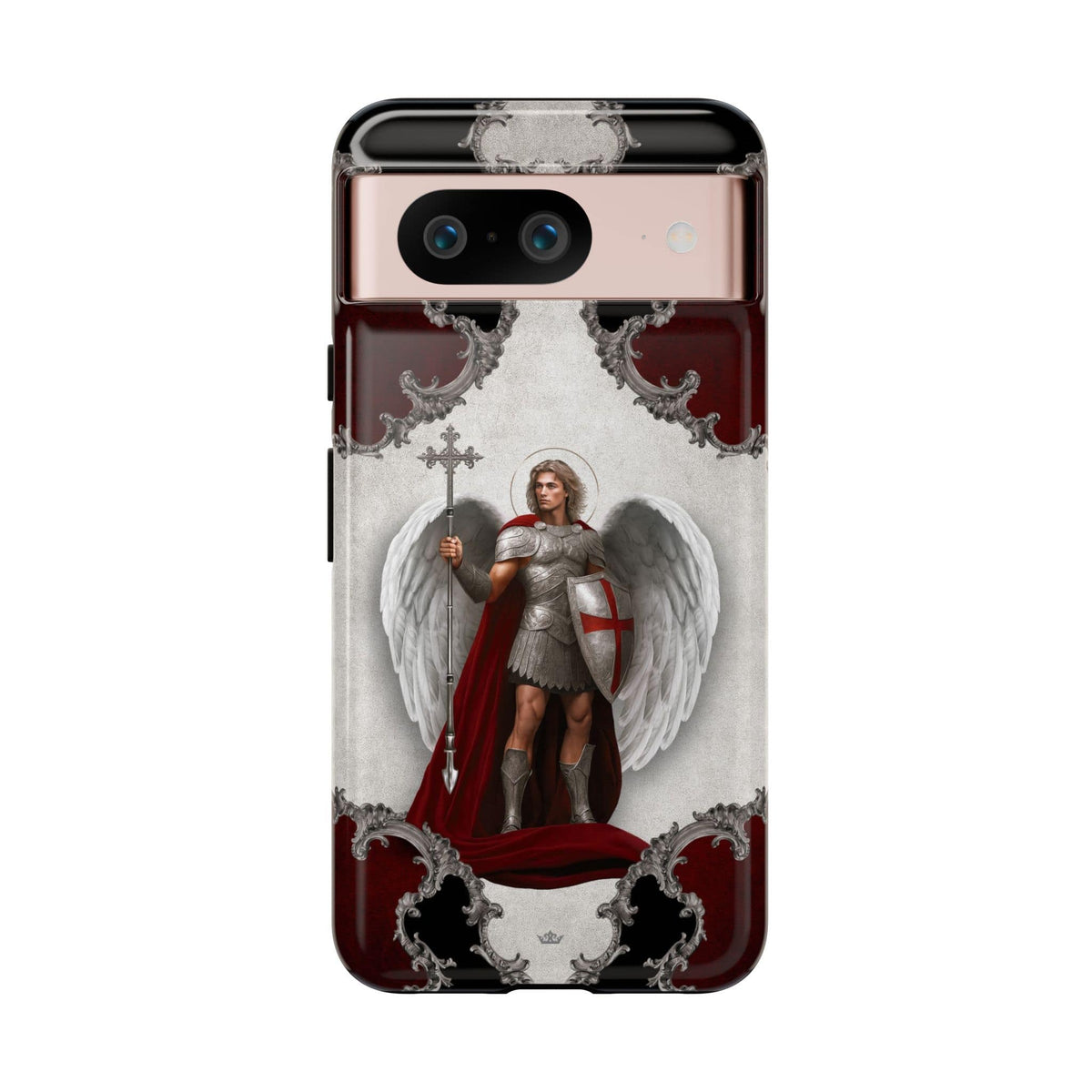 St. Michael the Archangel Victorious Hard Phone Case (Baroque) Copyright VENXARA