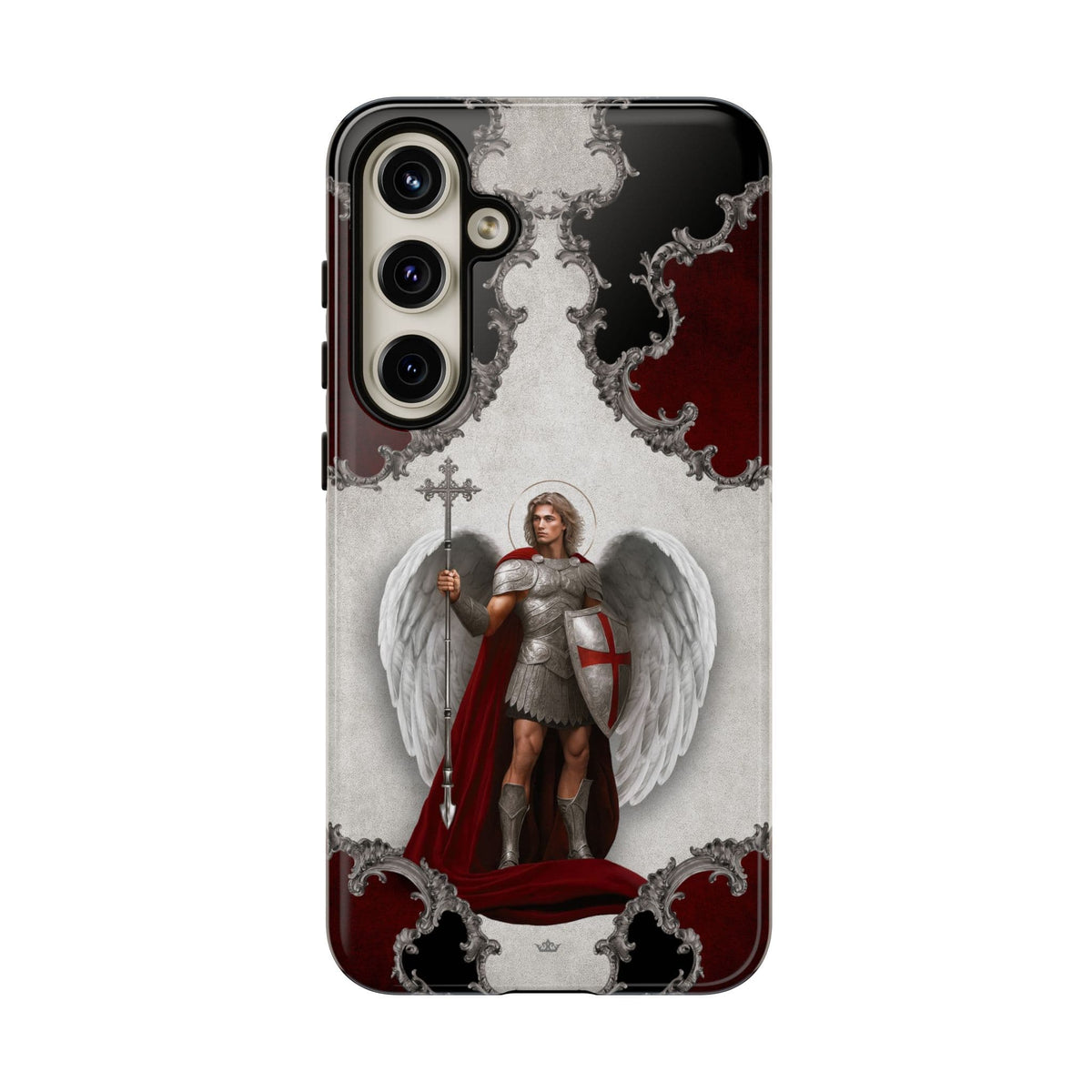 St. Michael the Archangel Victorious Hard Phone Case (Baroque) Copyright VENXARA