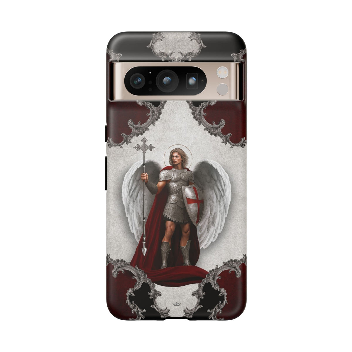 St. Michael the Archangel Victorious Hard Phone Case (Baroque) Copyright VENXARA