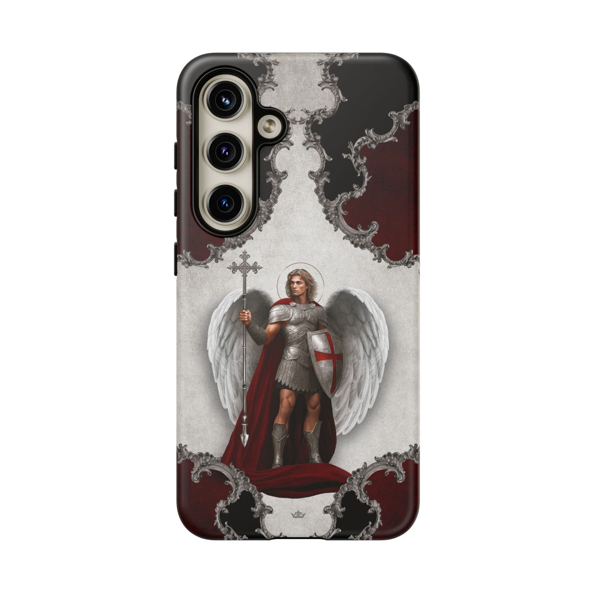 St. Michael the Archangel Victorious Hard Phone Case (Baroque) Copyright VENXARA