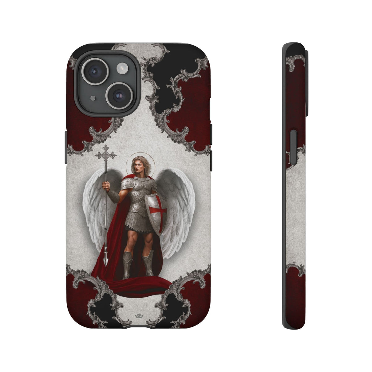 St. Michael the Archangel Victorious Hard Phone Case (Baroque) Copyright VENXARA