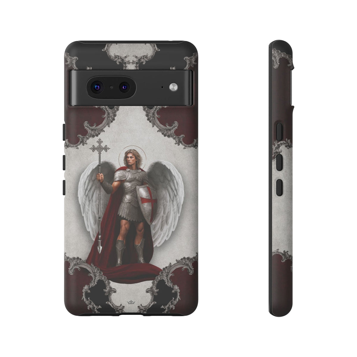 St. Michael the Archangel Victorious Hard Phone Case (Baroque) Copyright VENXARA