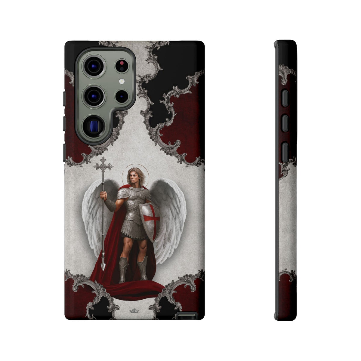 St. Michael the Archangel Victorious Hard Phone Case (Baroque) Copyright VENXARA
