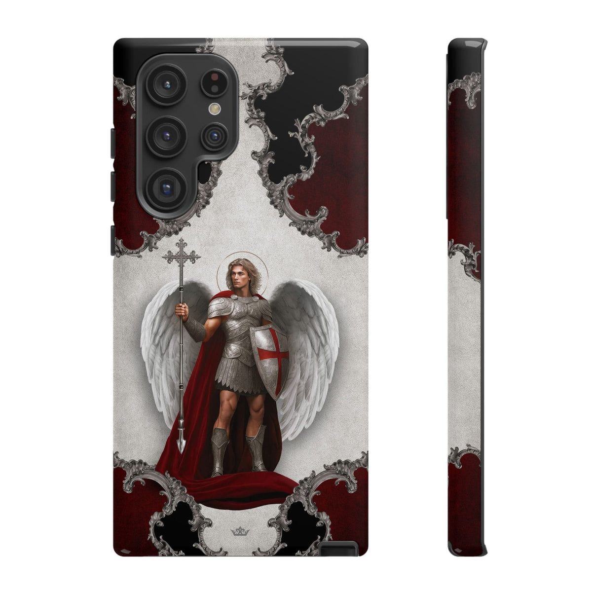 St. Michael the Archangel Victorious Hard Phone Case (Baroque) Copyright VENXARA