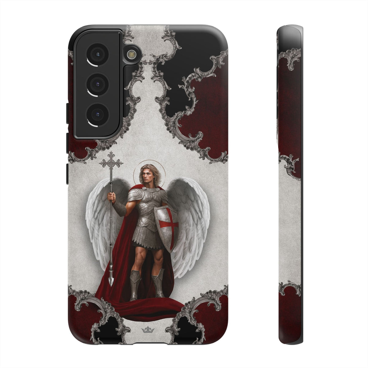 St. Michael the Archangel Victorious Hard Phone Case (Baroque) Copyright VENXARA