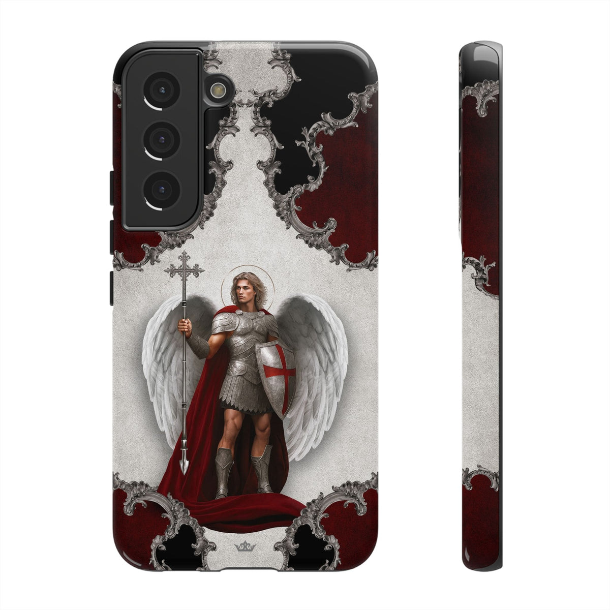 St. Michael the Archangel Victorious Hard Phone Case (Baroque) Copyright VENXARA