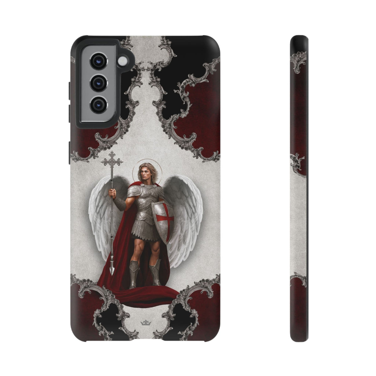 St. Michael the Archangel Victorious Hard Phone Case (Baroque) Copyright VENXARA