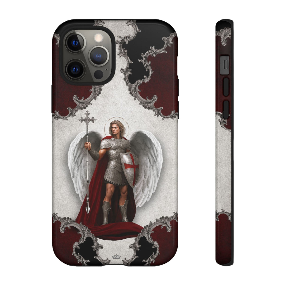 St. Michael the Archangel Victorious Hard Phone Case (Baroque) Copyright VENXARA
