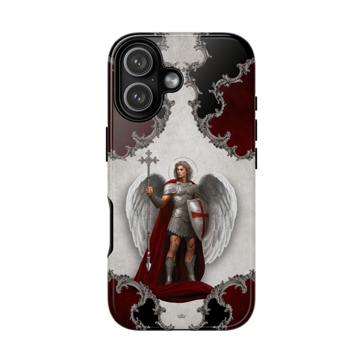 St. Michael the Archangel Victorious Hard Phone Case (Baroque) Copyright VENXARA