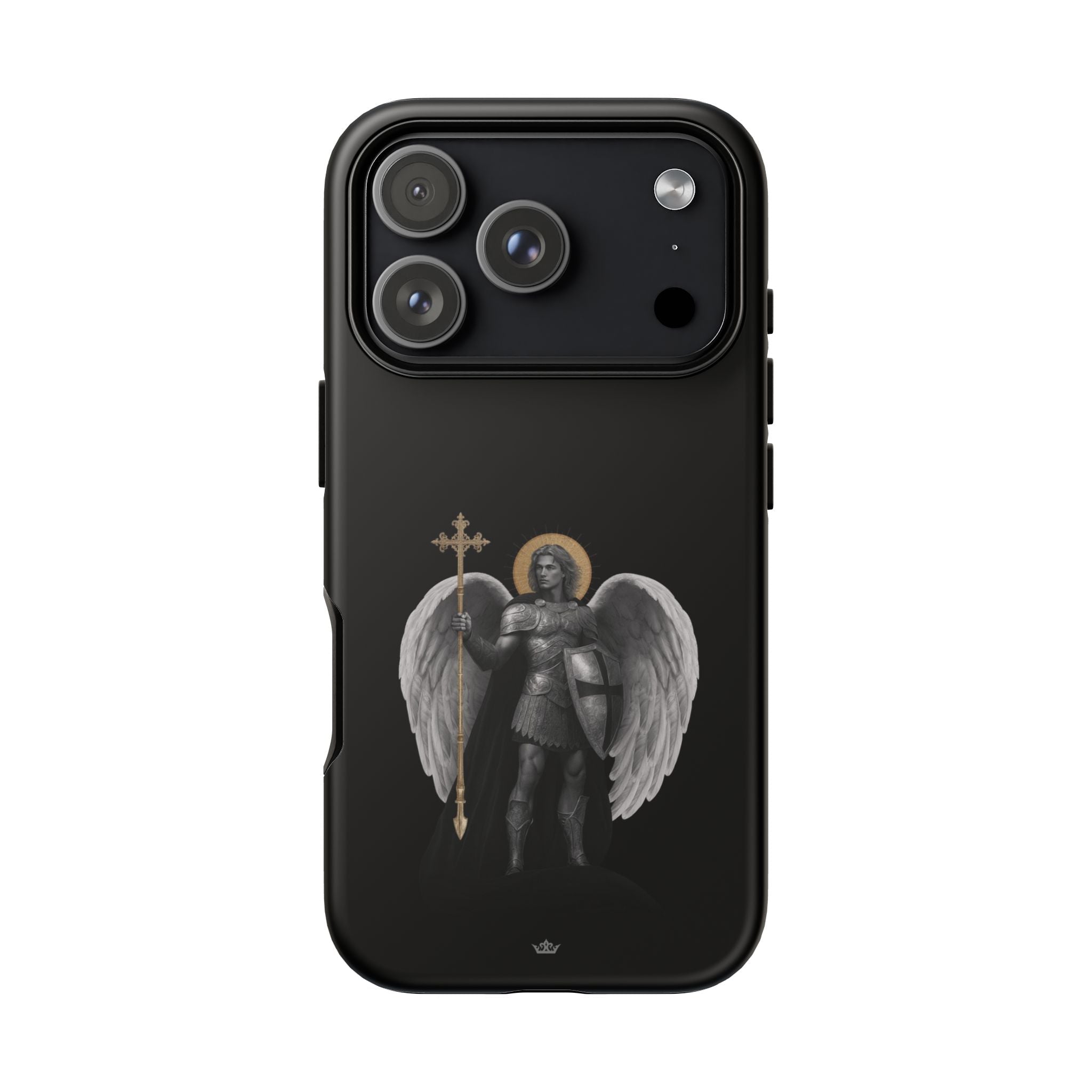 St. Michael the Archangel Victorious Hard Phone Case (Dark Night) - VENXARA