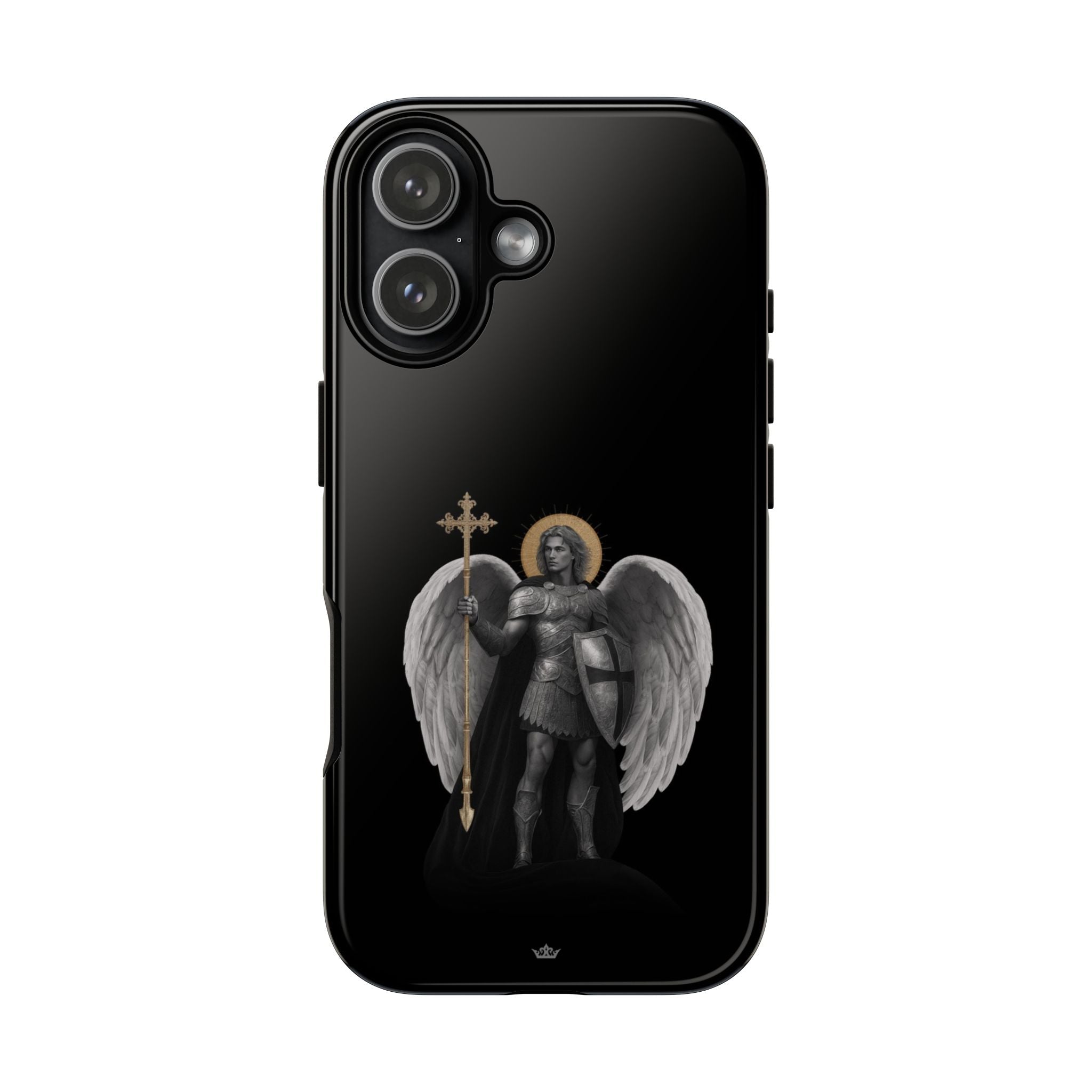 St. Michael the Archangel Victorious Hard Phone Case (Dark Night) - VENXARA